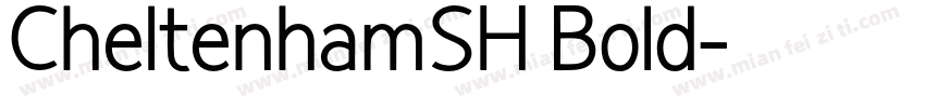 CheltenhamSH Bold字体转换